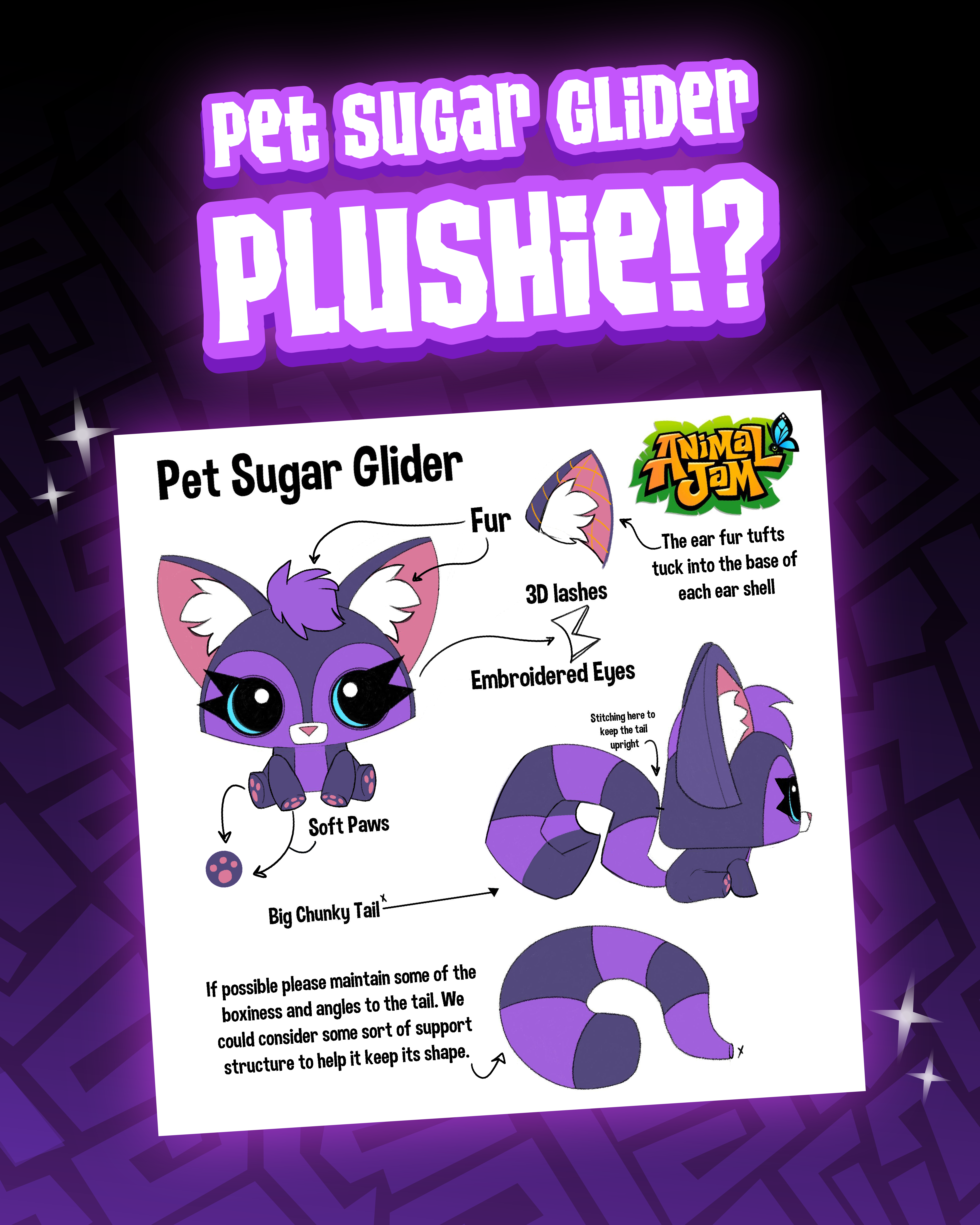 20250417 New Aj Merch! Sugar Glider Plushie-02