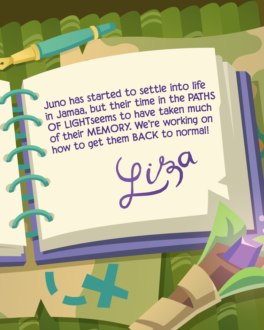 20260505 Liza Journal Page Junos Memory-01