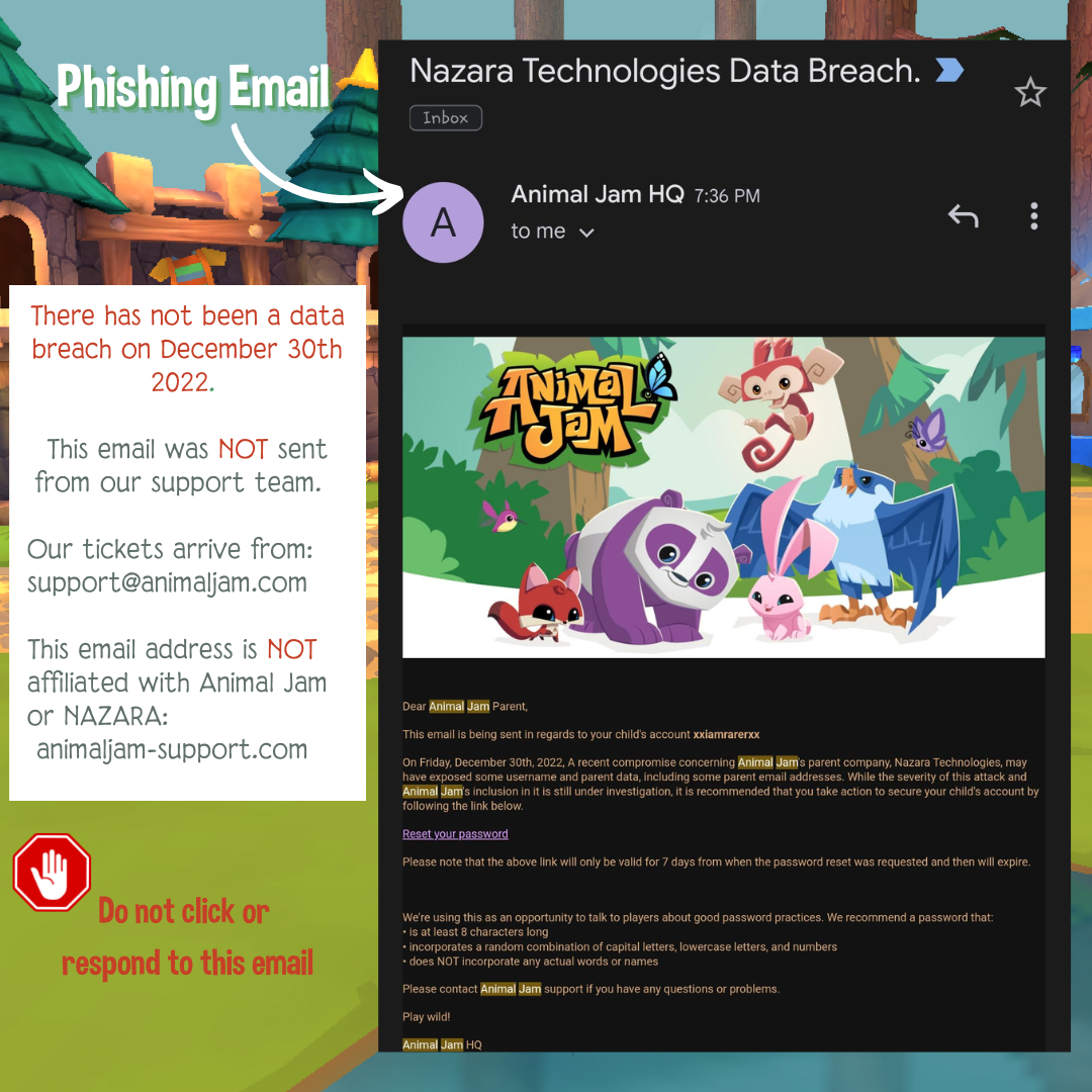 BleepingComputer on X: Yesterday, a threat actor began offering a partial  database of Animal Jam user records for free on a hacker forum. This free  download contained 7 million records. They stated