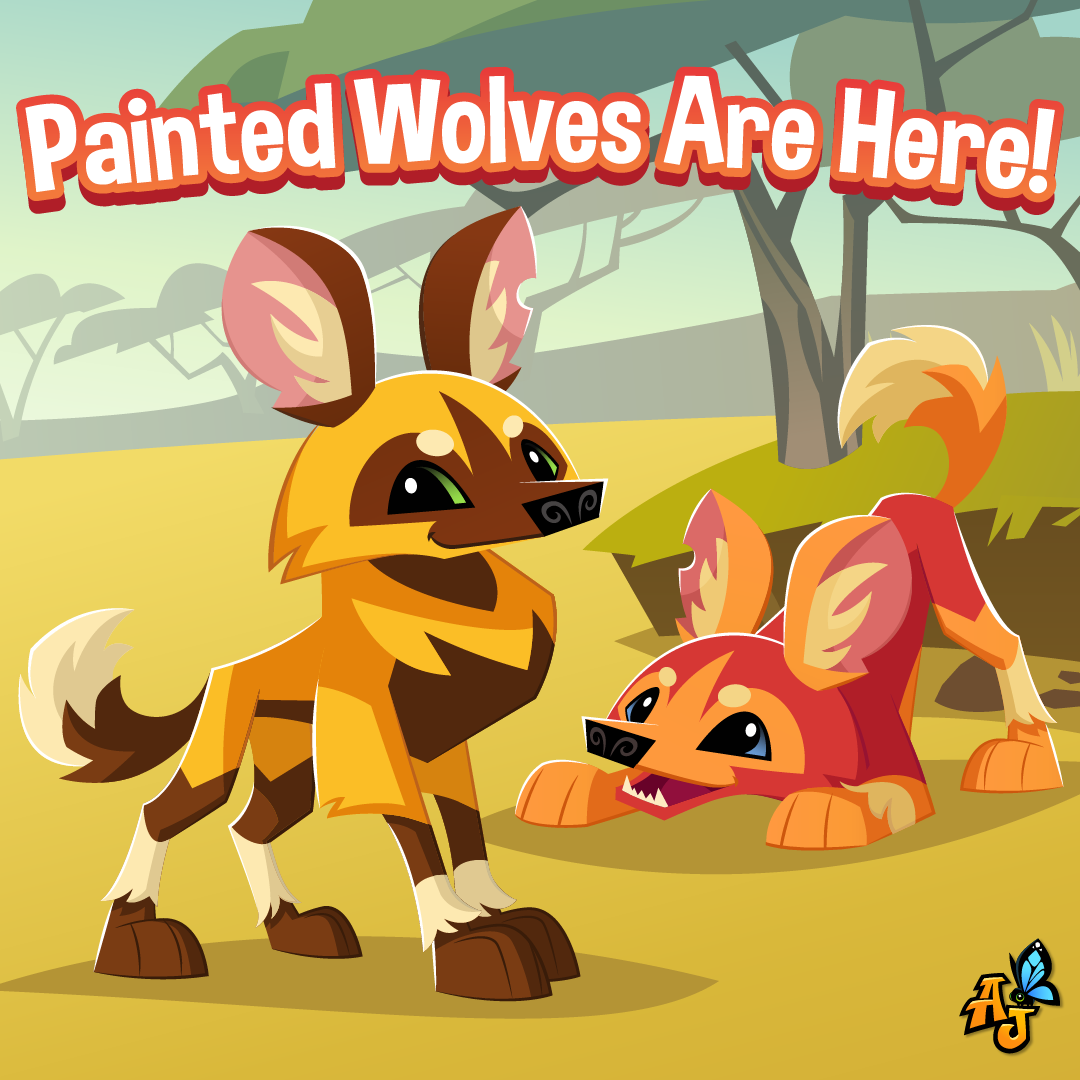 Painted Wolves have arrived in Animal Jam! - The Daily Explorer