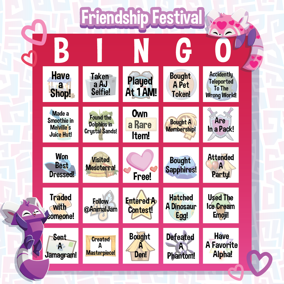 20220209 Friendship Festival Bingo-01